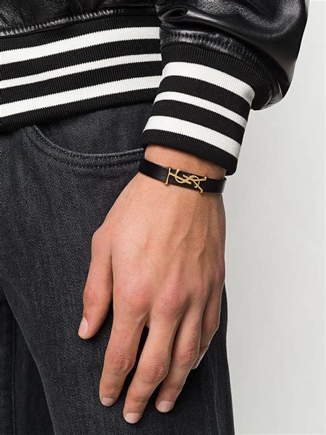 ysl braceleg|YSL bracelet men's.